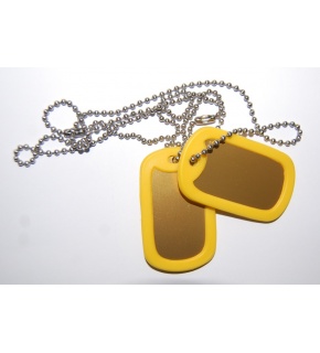 Nieśmiertelniki komplet - DOG TAG GOLD