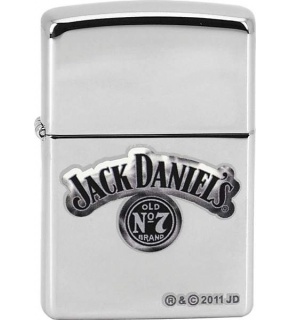 ZIPPO 22779 JACK DANIEL'S HIGH POLISH CHROME